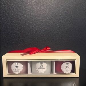 HD Collection Red, White & Pink Trio Candle Gift Set